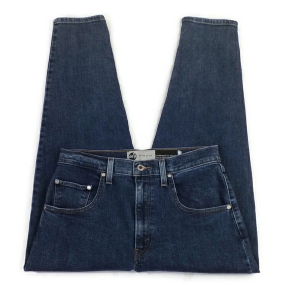 Levi's Silver Tab High Rise MOM Jeans Medium Wash Tapered Leg Womens 30x25.5 - Picture 3 of 15